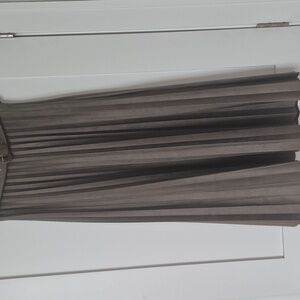 Zara Pleated Midi Skirt with Belt